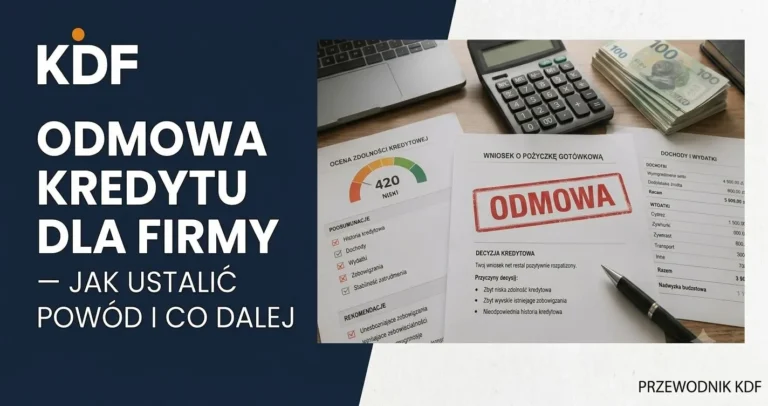 Ilustracja do artykułu o odmowie kredytu w banku